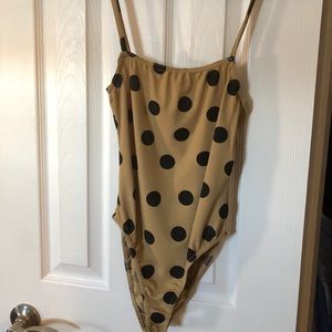 Nasty Gal polka dot bodysuit